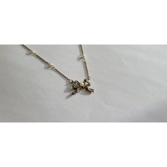 Bow Neckalce beautiful - Picture 1 of 4